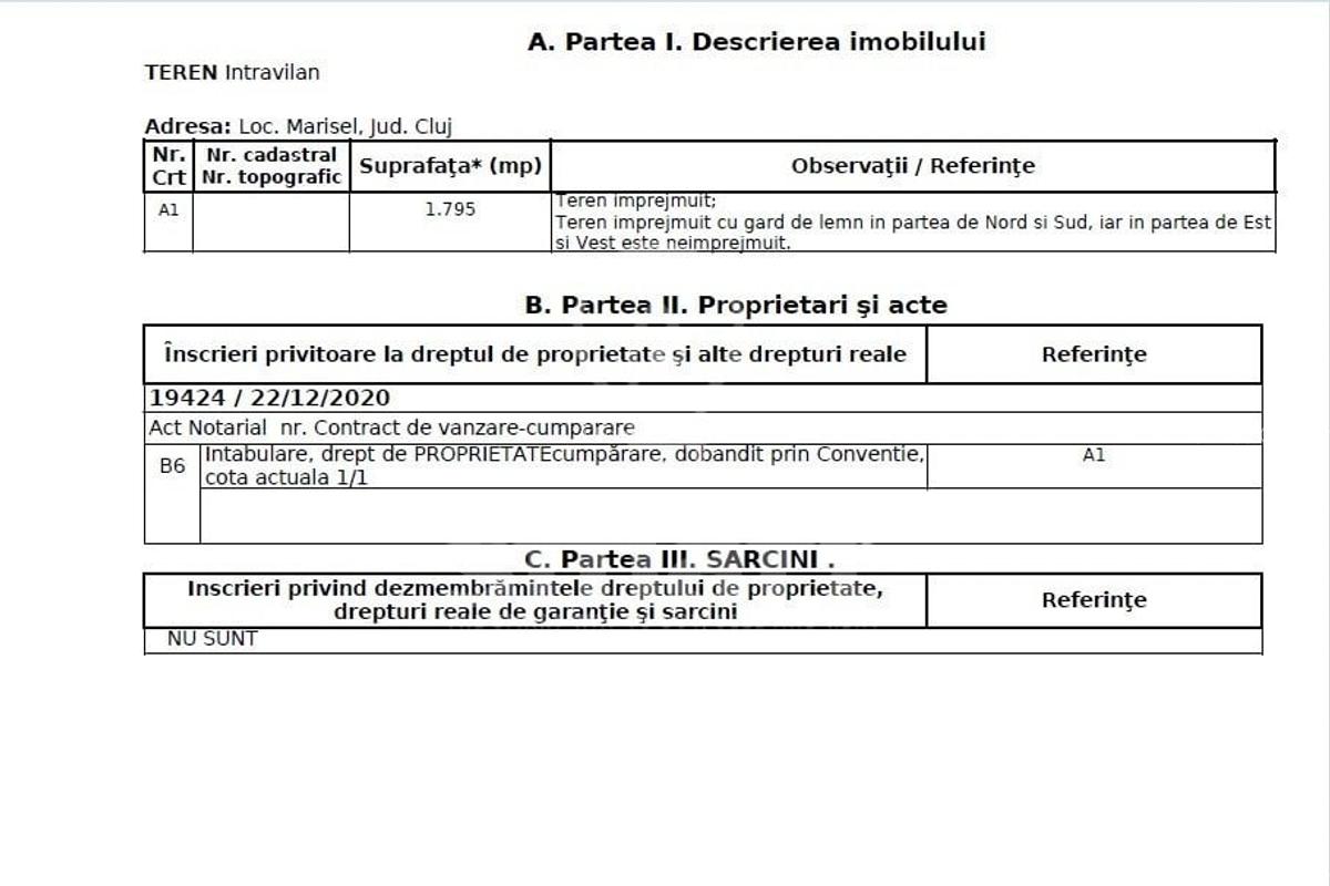 Teren deosebit Marisel, intravilan - 4