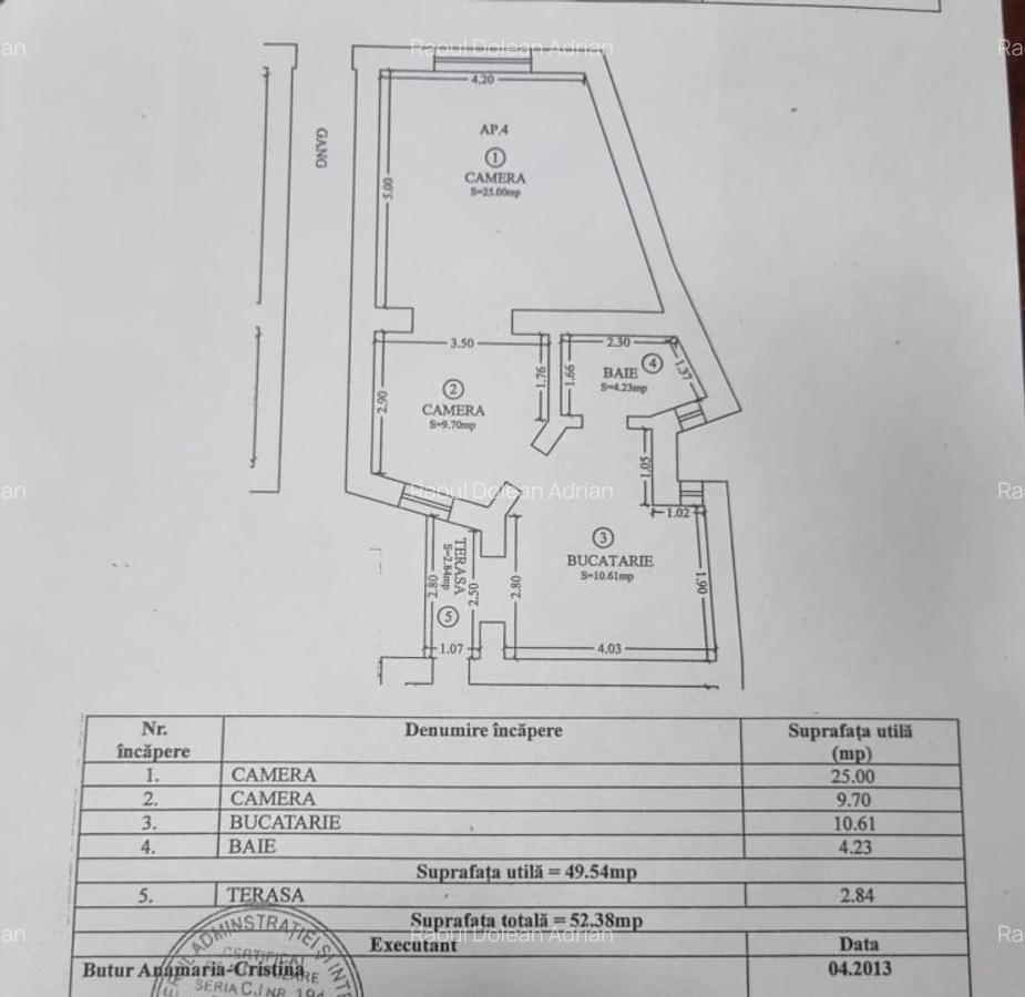 Apartament 2 camere, 50 mp. IMOBIL NOU, Str.Traian, Centru - 11