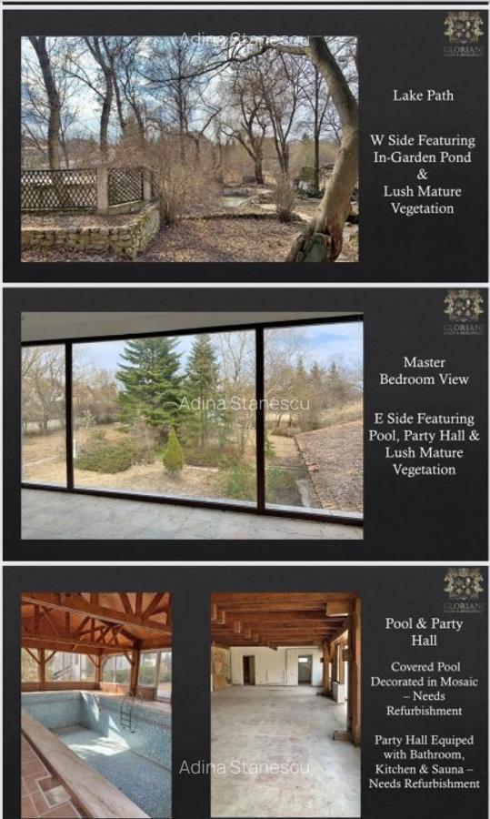 Vila Ghermanesti cu piscina, casa secundara, zona de petreceri si deschidere lac - 15