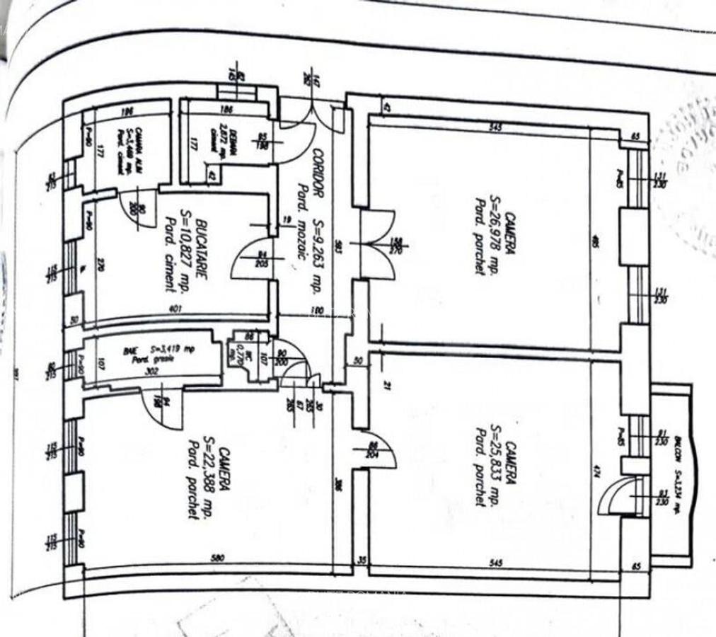 Spatiu birou de inchiriat, cu 3 camere, 105 mp, spatios, zon - 9