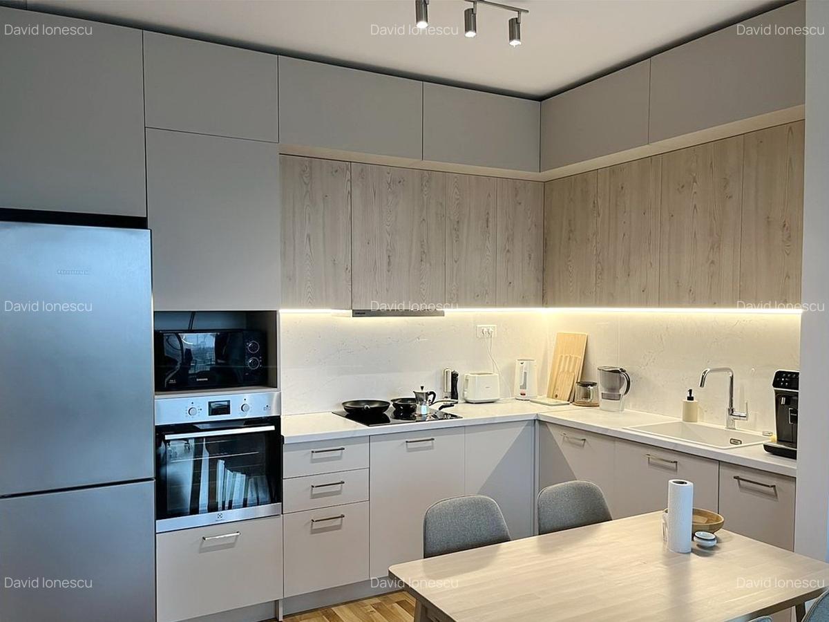 Apartament nou 2 camere Baneasa Pta Presei Straulesti, terasa 8 mp, la cheie! - 1