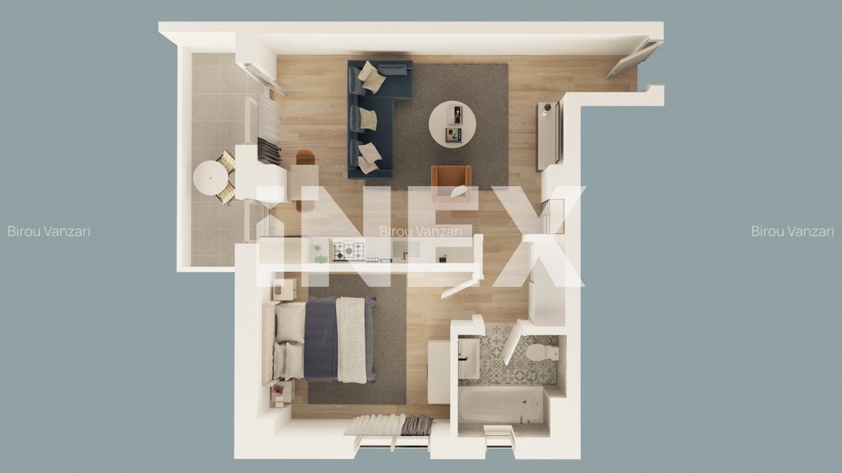 Apartament 2 camere in Mioveni | Bloc Nou | Comision 0% - 2