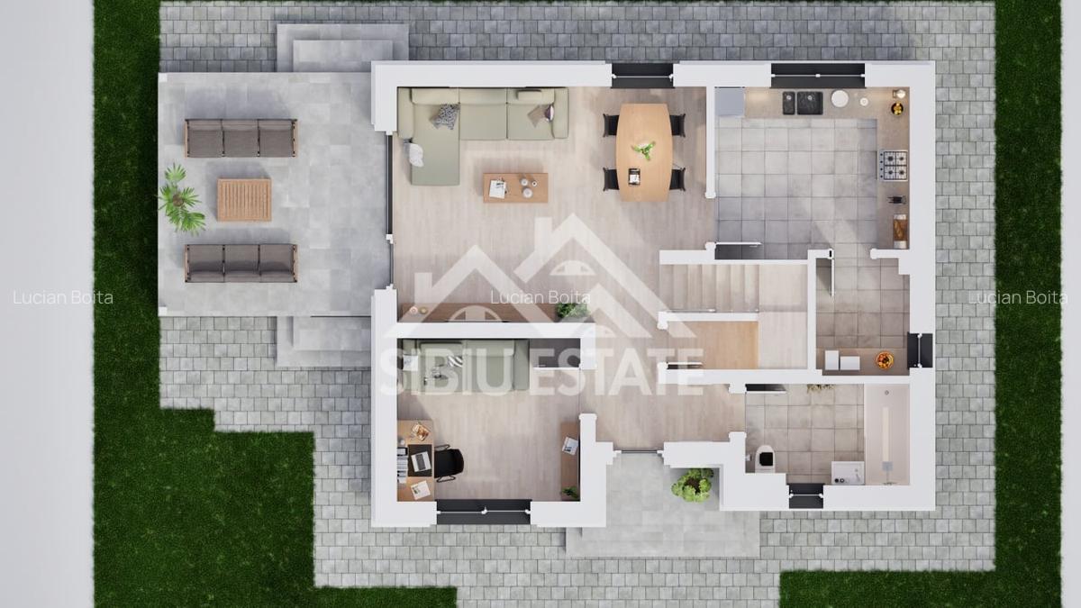 Casa individuala cu gradina generoasa - spatiu, lumina si functionalitate - 3 Casa individuala cu gradina generoasa - spatiu, lumina si functionalitate - 3