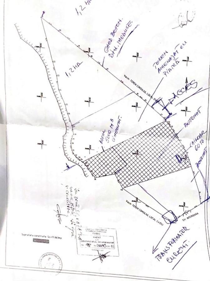 Ovidiu 6 ha teren intravilan construibil îngrădit și platforma betonata. - 3 Ovidiu 6 ha teren intravilan construibil îngrădit și platforma betonata. - 3