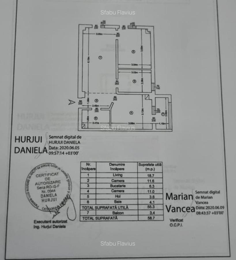 3 camere Proiect OSCAR Păcurari | Zona Alpha Bank / Mobilat / Parcare + Boxă - 2