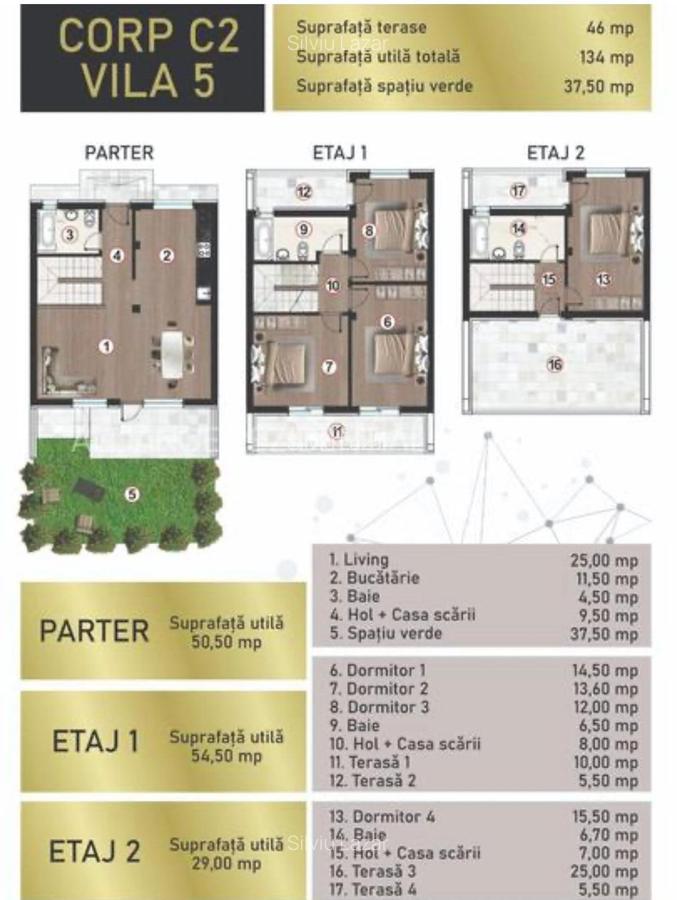 Casă cu 5 camere în Berceni - 9