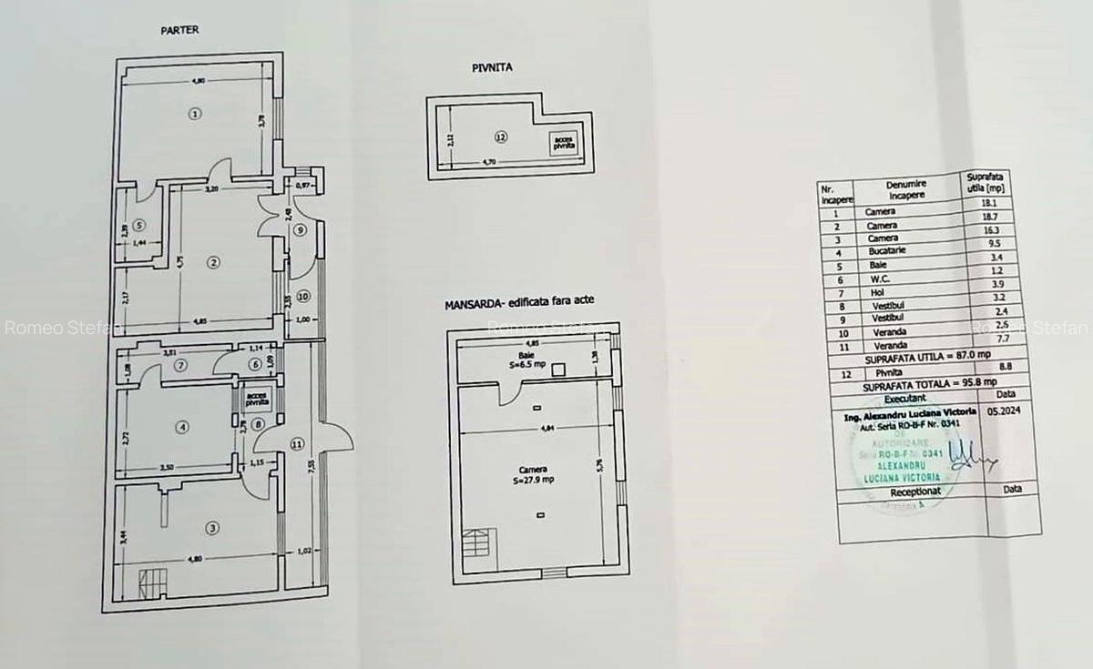 Vanzare casa  individuala - Zona Aviatorilor - Clucerului - 17
