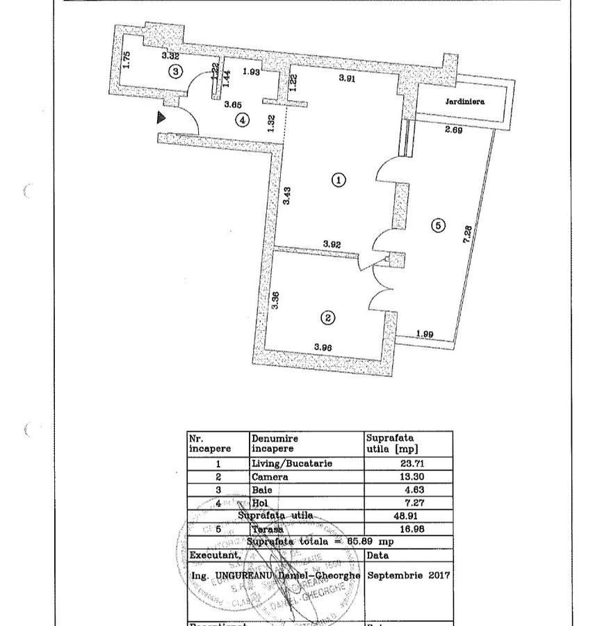 Banu Manta -Titulescu bloc 2017, mobilat și utilat, parcare - 10