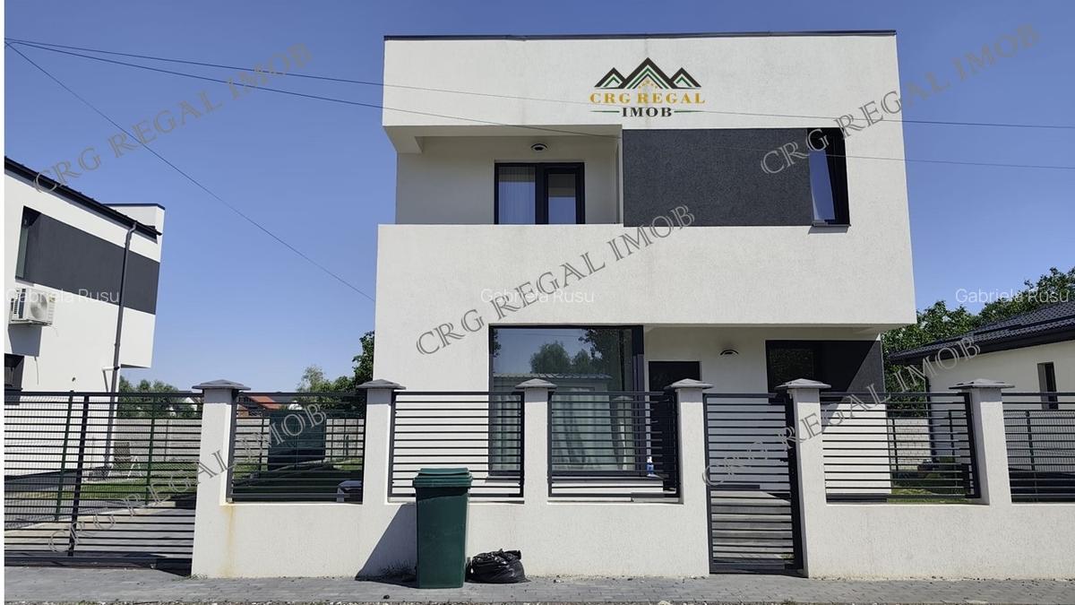 Casă stil mediteranean, 4 camere, 3 băi, șemineu pe lemne Comuna Berceni - 9