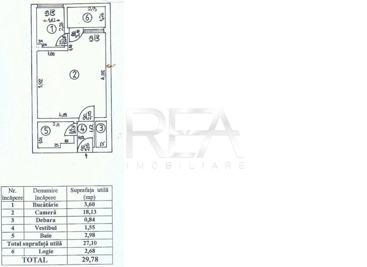 Garsoniera - Titan/1 Decembrie - decomandat - metrou - renovat - 7