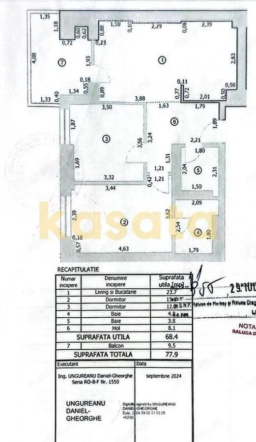3 camere complet mobilat | utilat - 6