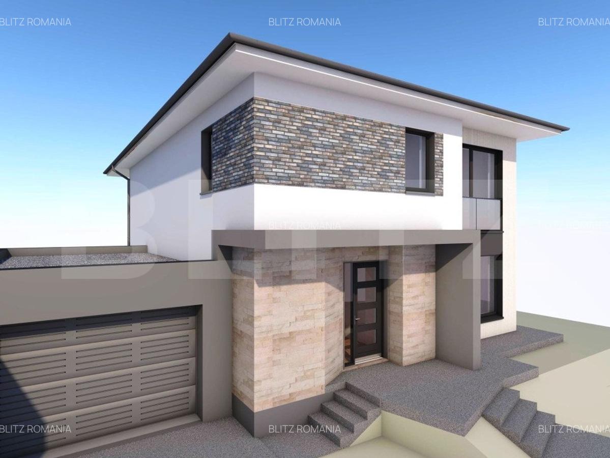 Casa individuala, 170 mp utili, garaj, 770 mp teren, Feleacu - 1