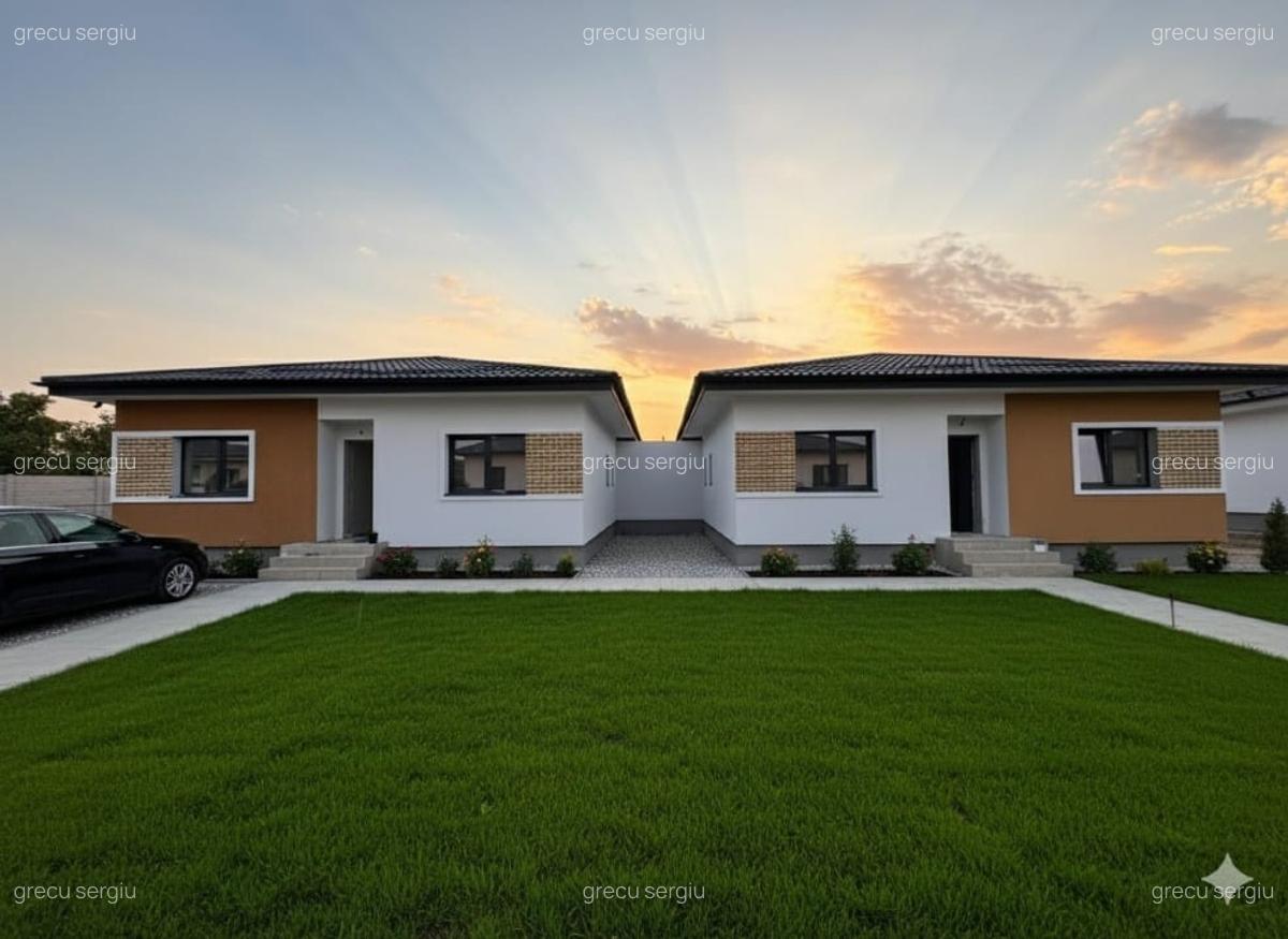 Casă individuală parter 130mp construiți, teren 400mp Tunari City Nord - 2 Casă individuală parter 130mp construiți, teren 400mp Tunari City Nord - 2