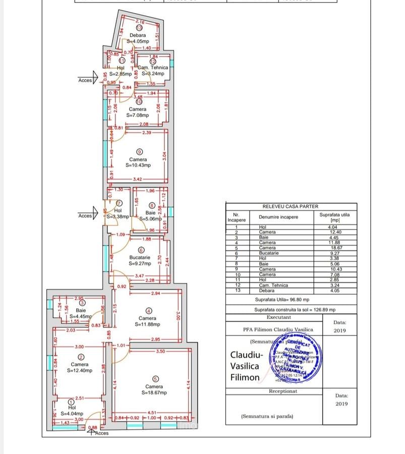 Casa zona Blascovici, 5 camere, 3 bai, 3 intrari - 12