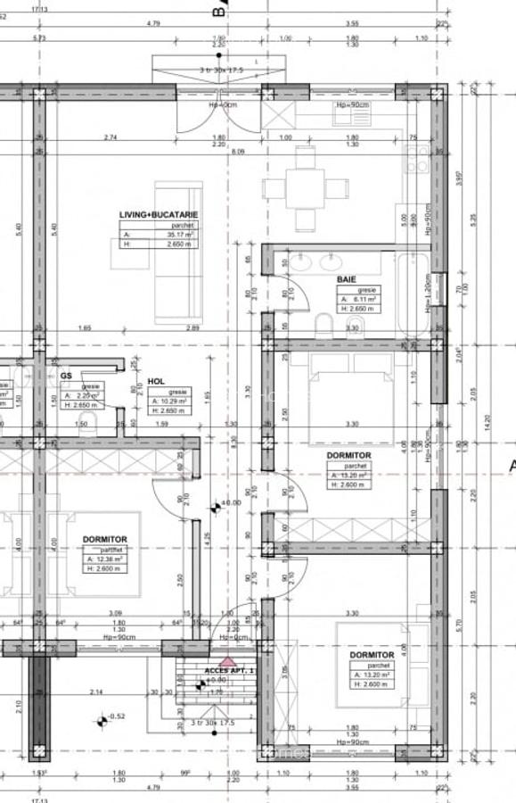 Duplex 4 camere si 2 bai - Toate utilitatile - Mosnita Noua - 2