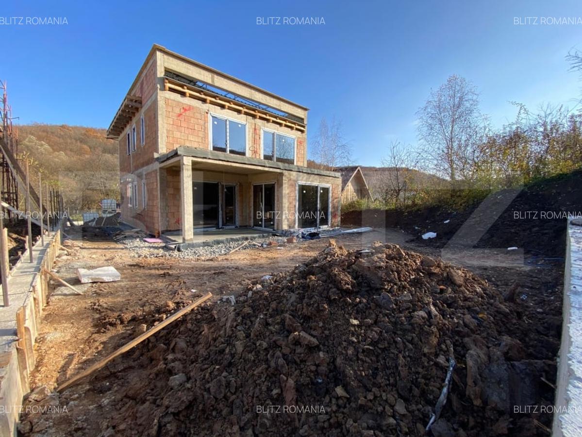 Casa P+E semifinisata cu panouri solare si pompa de caldura zona Roata Faget - 5