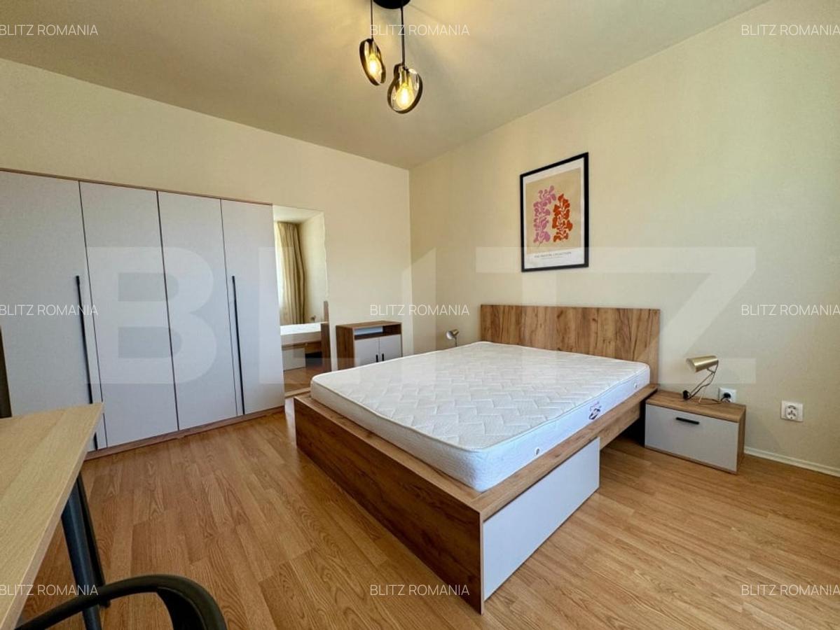Apartament 1 camera, 40 mp, balcon, parcare, zona Centrala - 2