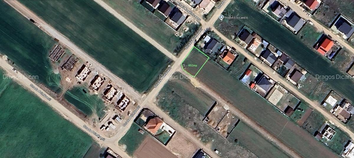 Teren Intravilan Primaverii - Comuna Berceni | curent si gaz | #EG13E - 1