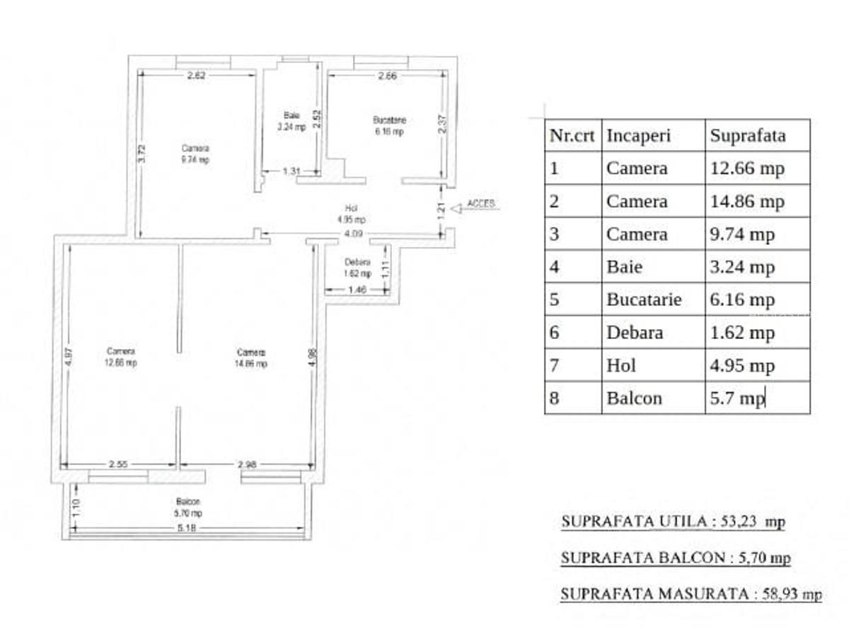 COMISION 0% Apartament 3 camere de vanzare Ultracentral - 2