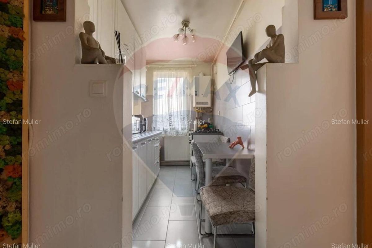 Apartament de vanzare cu 2 camere decomandate, confort 1 Vitrometan - 3