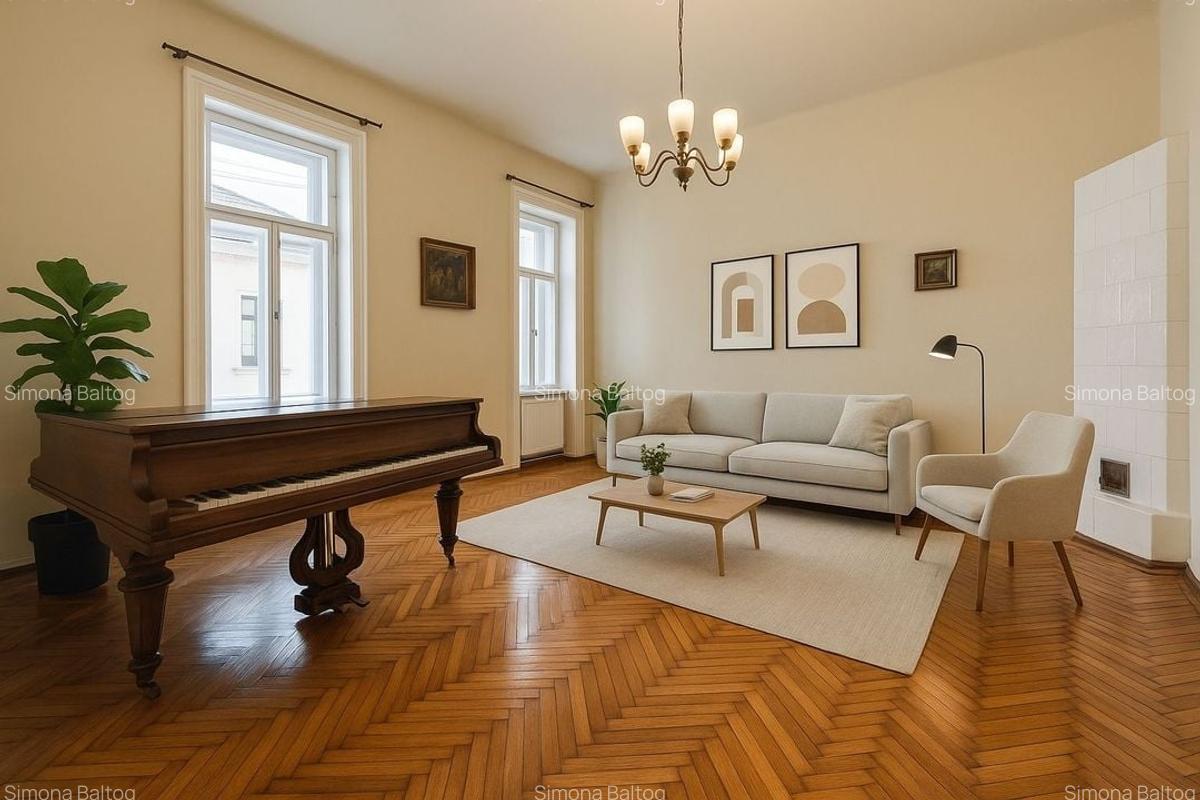 Apartament 3 camere, Central intr-un imobil Istoric realibitat - 1