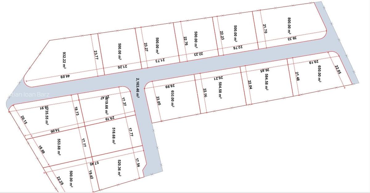 Teren pentru ansamblu de case 11.000 mp in curs de urbanizare Chinteni - 1 Teren pentru ansamblu de case 11.000 mp in curs de urbanizare Chinteni - 1