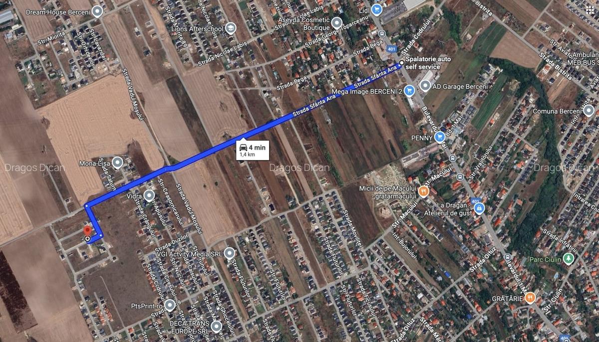 Teren Intravilan Sf. Ana Com. Berceni | curent bransat si gard - 3