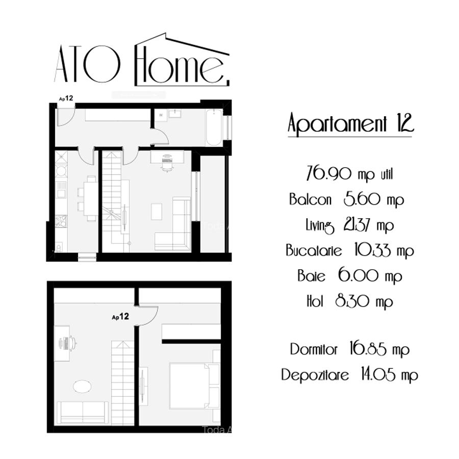Apartament cu 3 camere decomandat în Giroc - 7