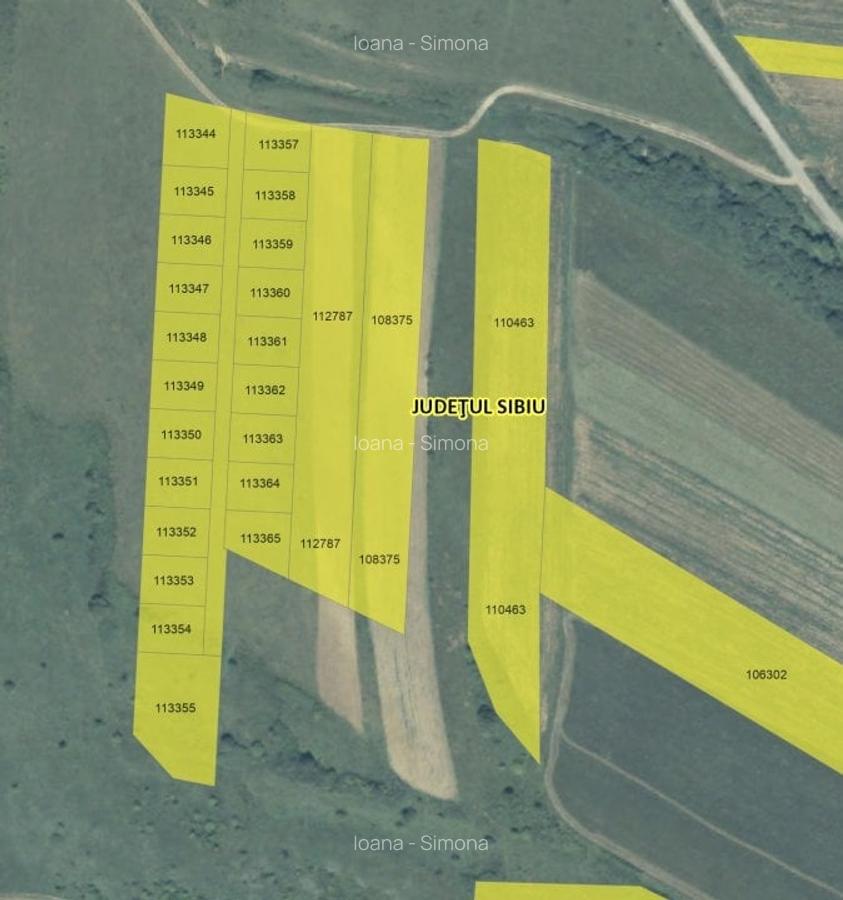 Parcele teren pentru cabane Sibiu -Dealul Daii -Casolt,  direct de la proprietar - 9