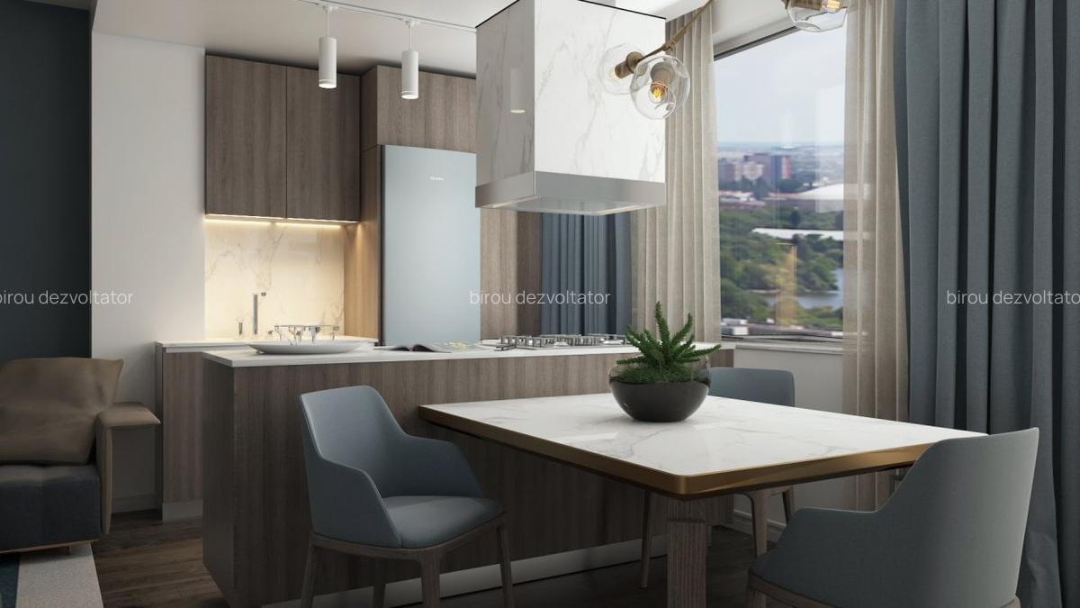 Apartament cu 2 camere semidecomandat în Pipera - 9