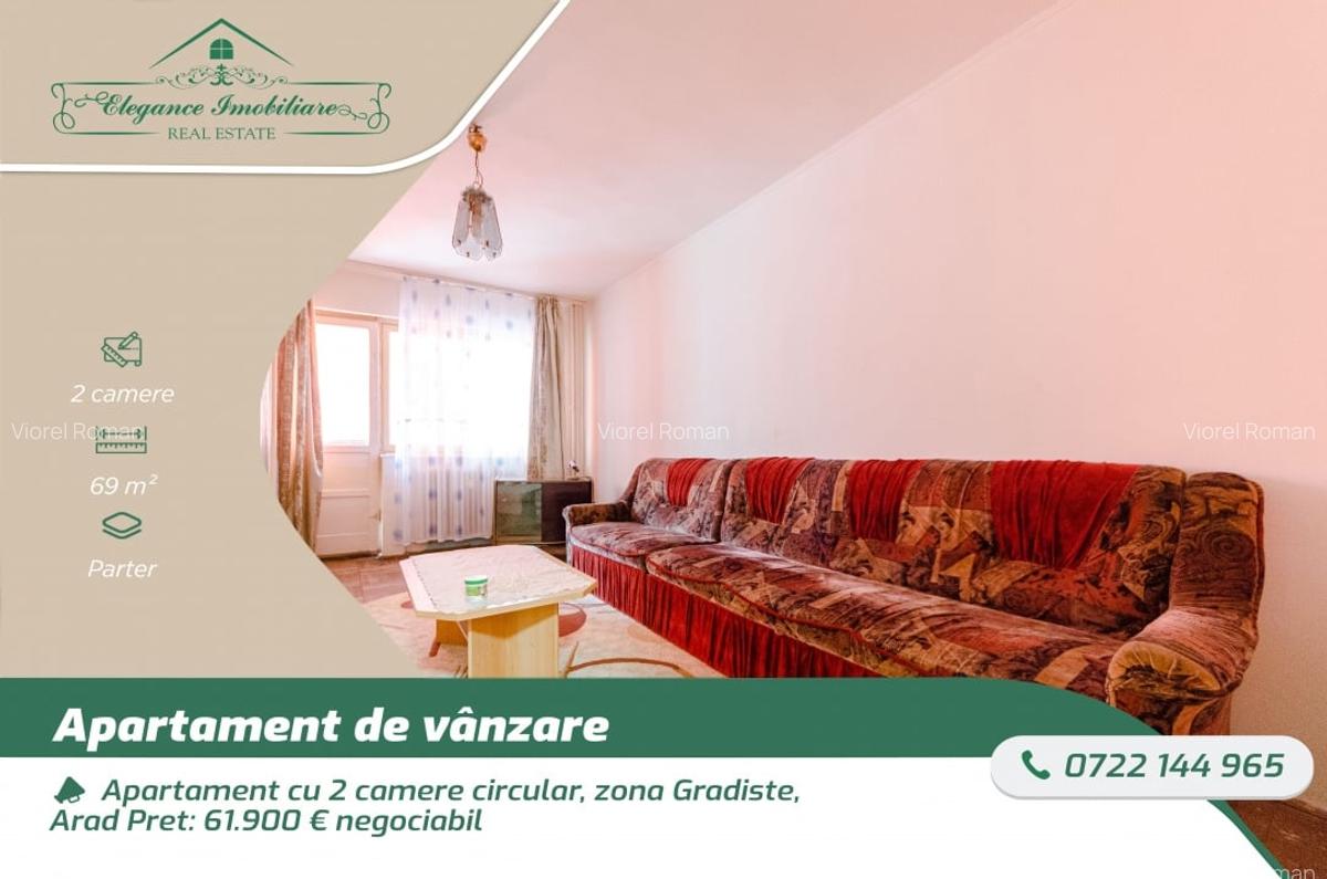 Apartament cu 2 camere circular, zona Gradiste, Arad - 1
