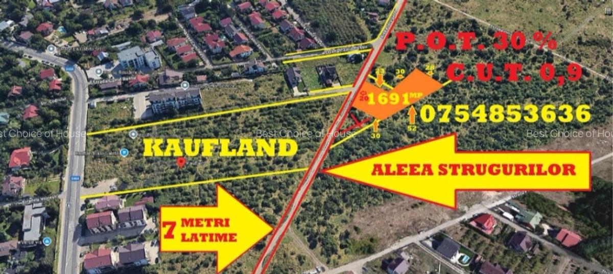 Galata,exact in spate la KAUFLAND din ?oseaua Ia?i Voine?ti,teren 858m - 3