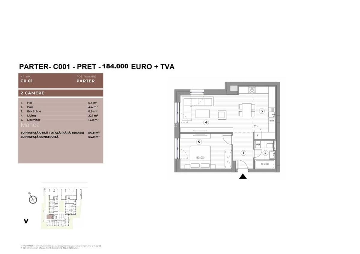 Studio Premium în Centru - Tehnologie Smart și Confort - 2