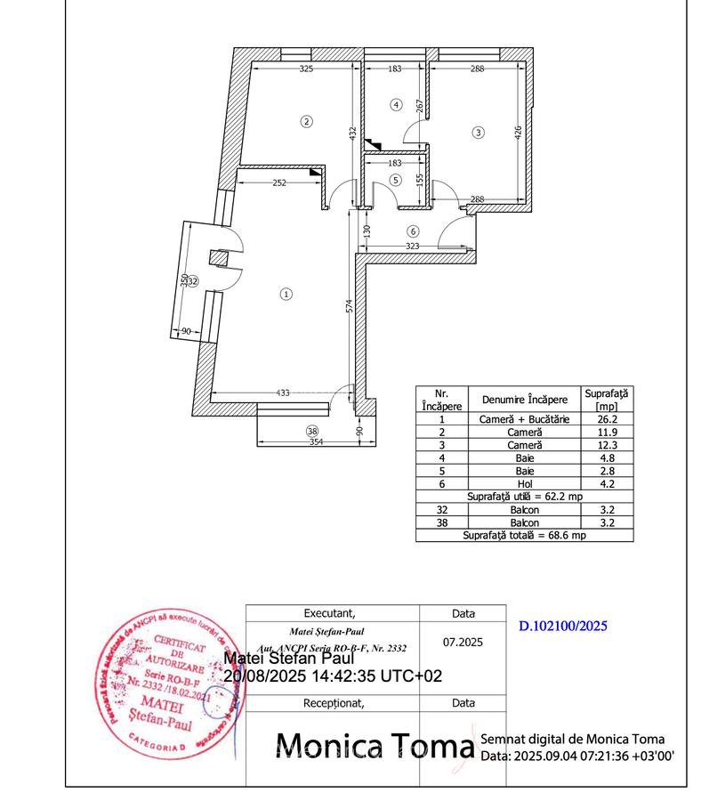 Apartament 3 camere Bloc Boutique 2025 Mobilat Si Utilat Comision 0% - 20