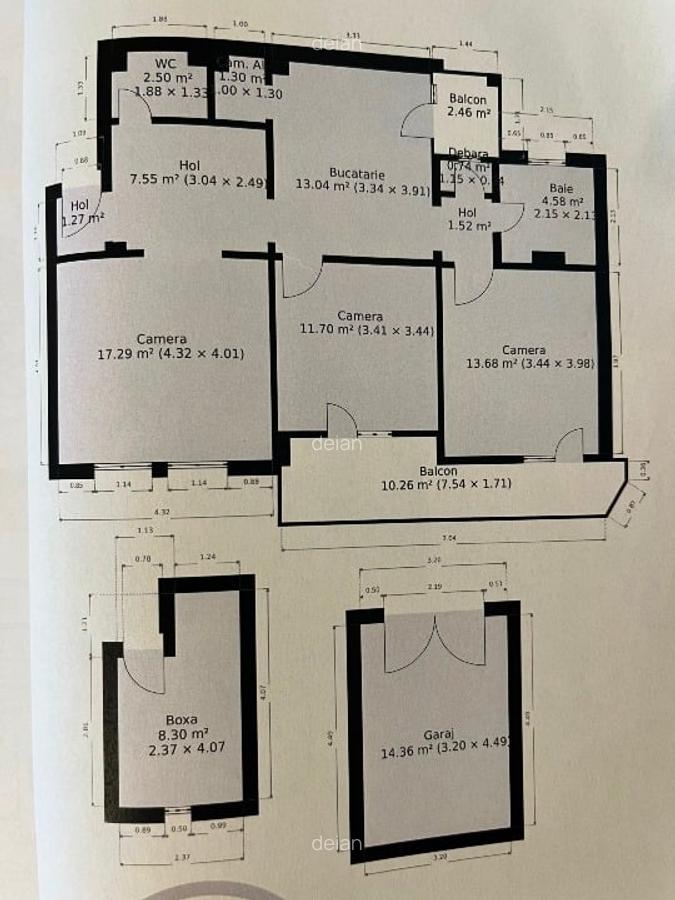 Apartament 3 camere,Garaj+Boxa - 10