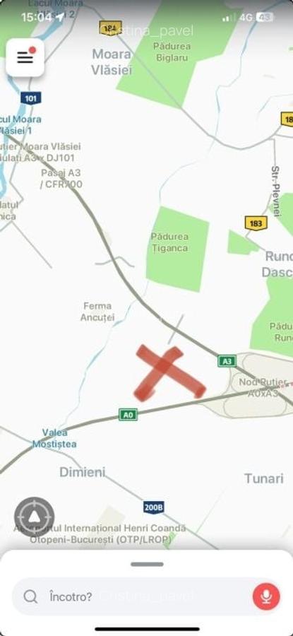 SUPER OFERTA Vanzare Intravilan Teren zona Tunari-A 3 - 4