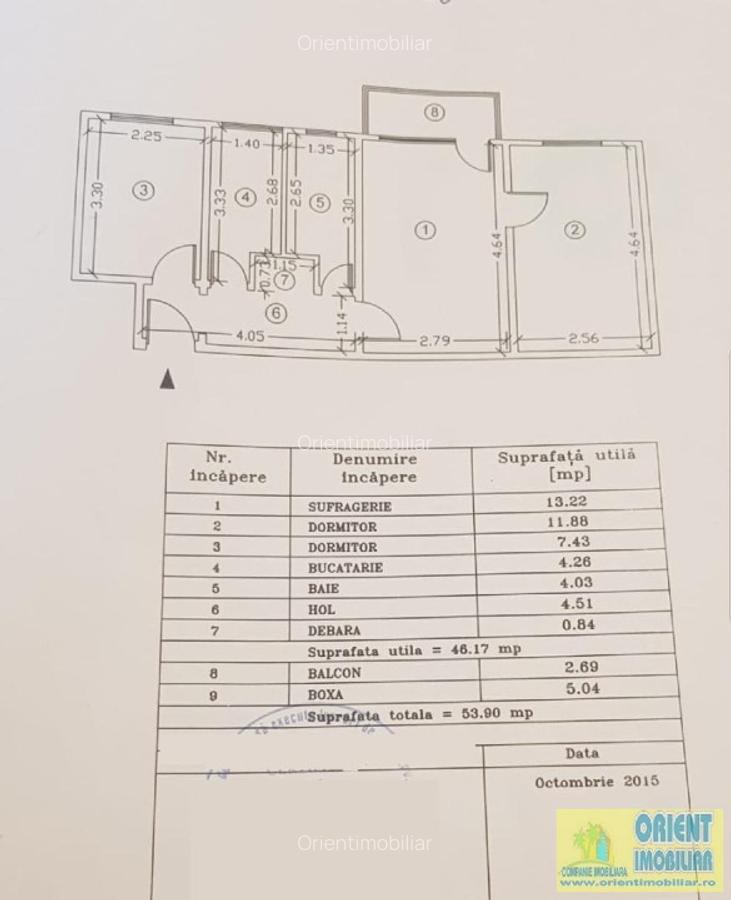 Tomis Nord, apartament 3 camere, etaj 1, gaze, mobilat, renovat - 10