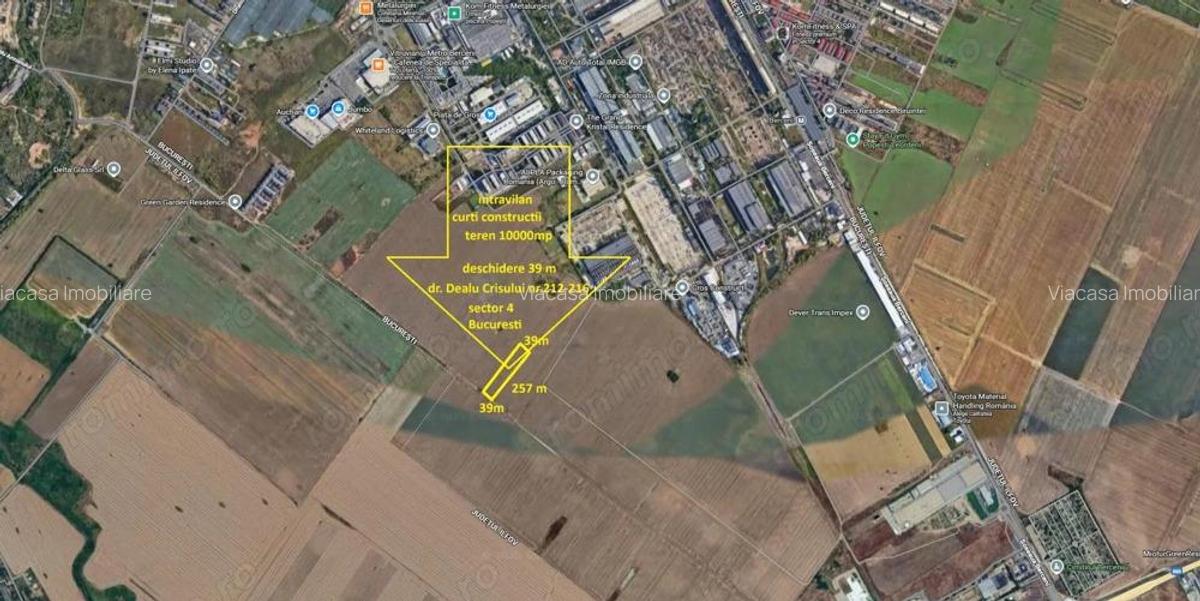 Teren Intravilan Construibil 10000 mp Metro Berceni Bucure?ti - 2