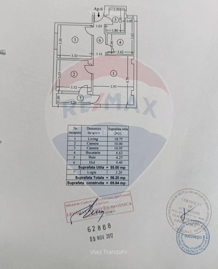 Apartament cu 3 camere semidecomandat, mobilat în Dămăroaia - 9
