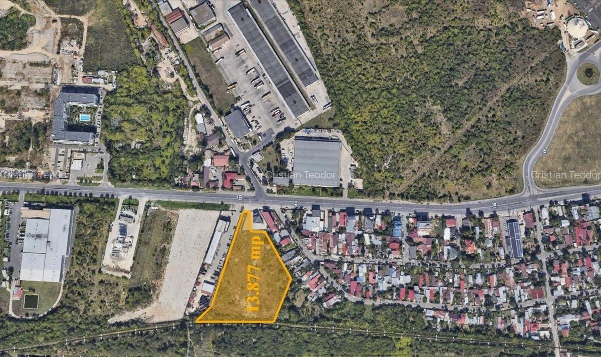 Teren de 13.877 mp de închiriat – Șoseaua Chitila, București - 1
