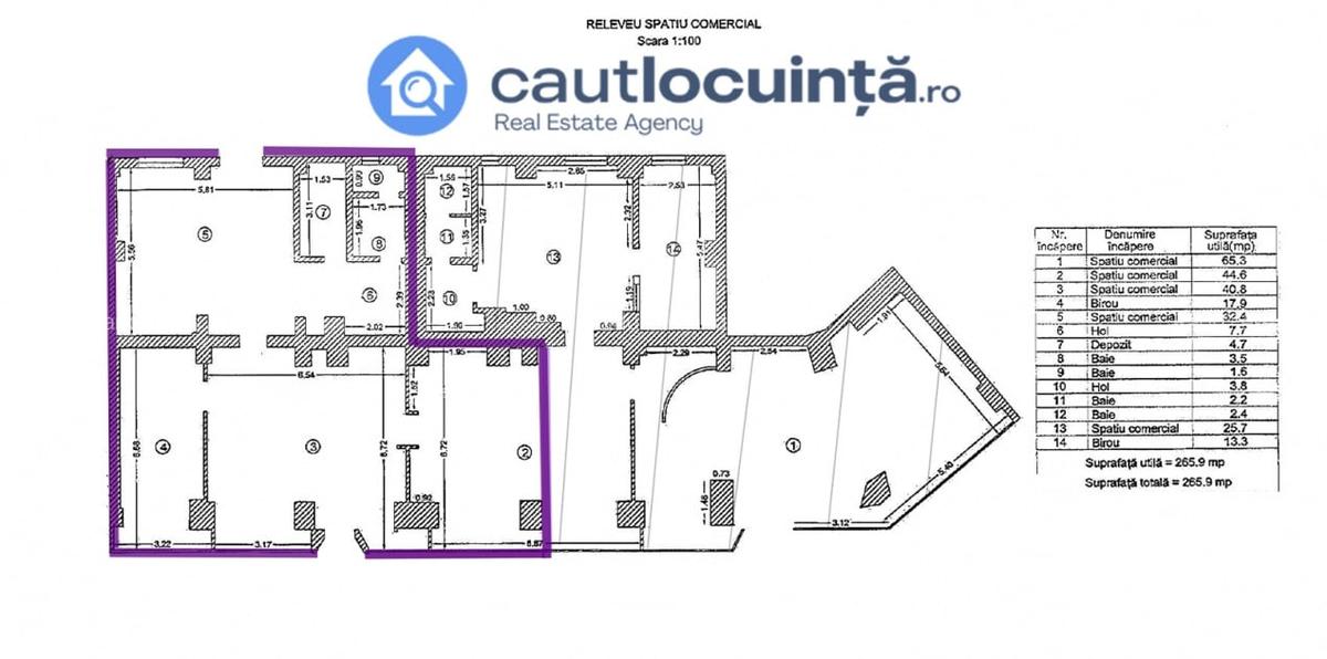 Spatiu Comercial | Banu Manta | Parter | Vizibilitate | 131 mp - 5