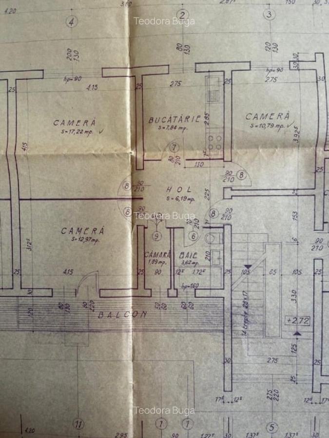 PF Vând Ap 3  cam. dec.57 mp, zona Centrala  Gara Parfumul Teilor Liceul de Arta - 7