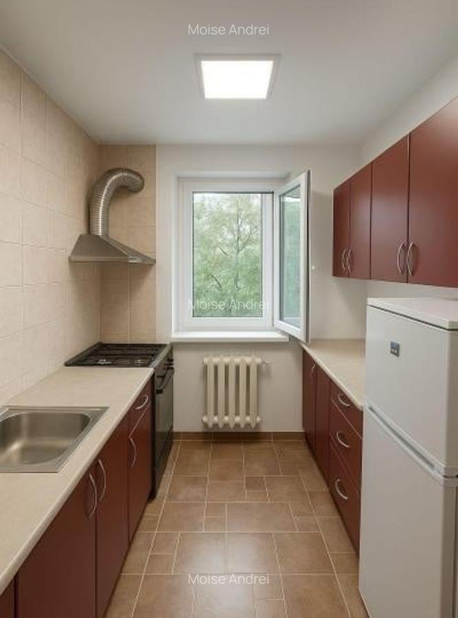 Apartament 2 camere renovat etaj 3 bloc reabilitat metrou Favorit - 4
