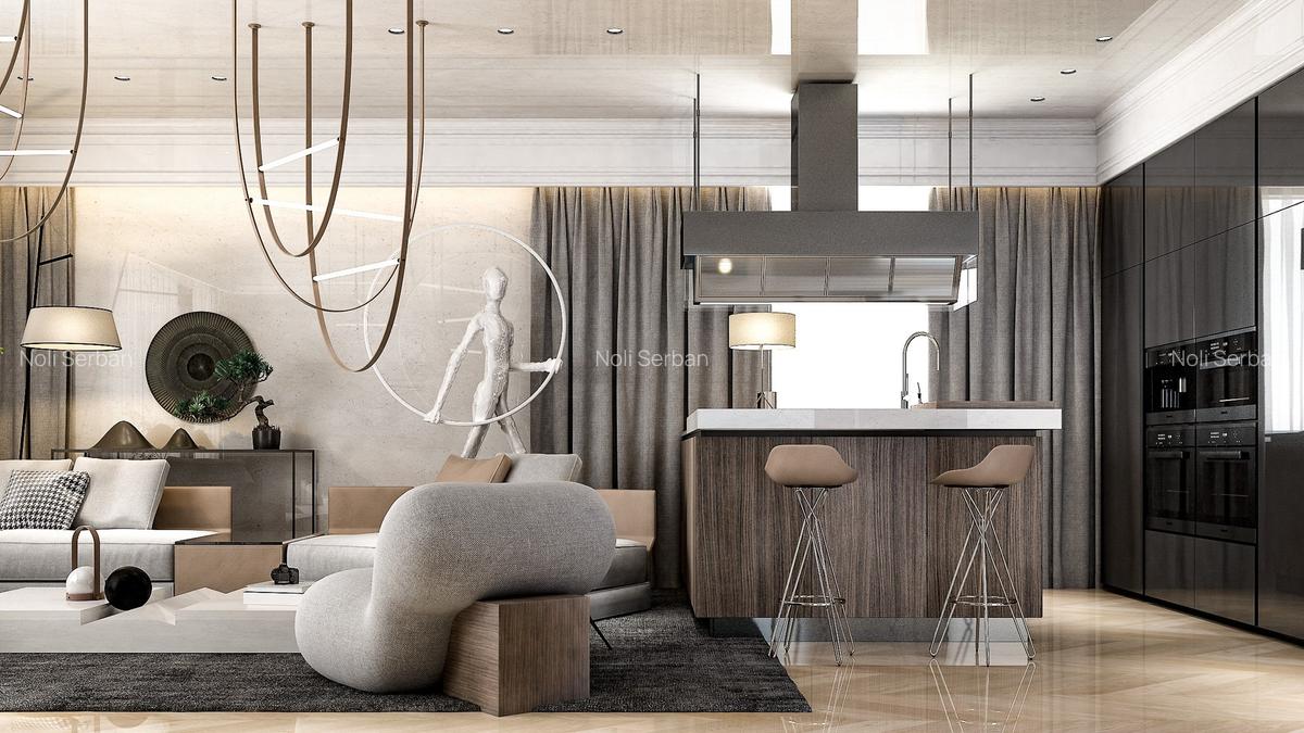 Penthouse 5 camere, ultracentral, 172 mp, etaj 3/3, bloc 2025, zona de case - 12