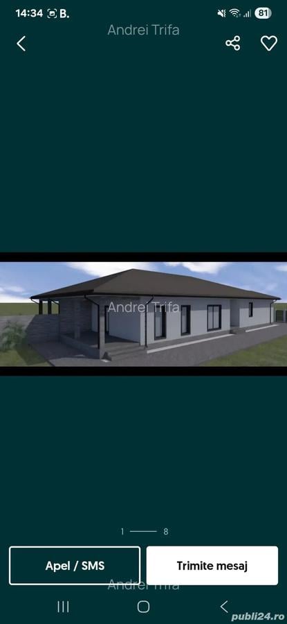 Casa duplex parter Giroc , 445mp teren fiecare jumatate , 114 mp utili - 5
