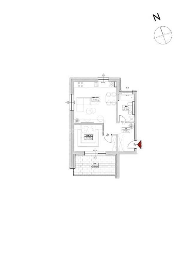 Apartament cu 2 camere decomandat în Tractorul - 2