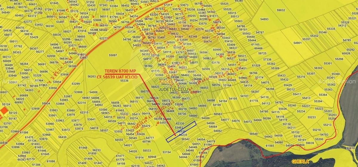 Teren de vanzare 8.700 mp in Livada comuna Iclod - 19