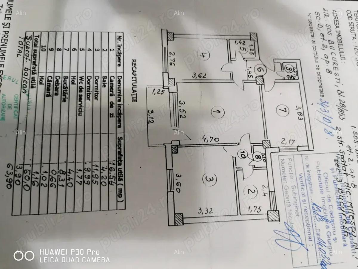 Apartament 3 camere Patibar Etaj 2 64 mp - 10
