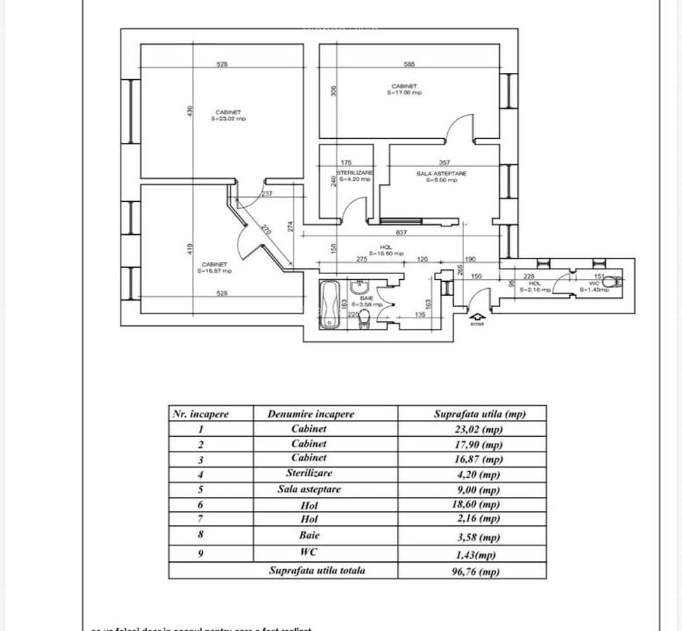 Spațiu clinic de vânzare – zonă centrală– Afacere la cheie - 25