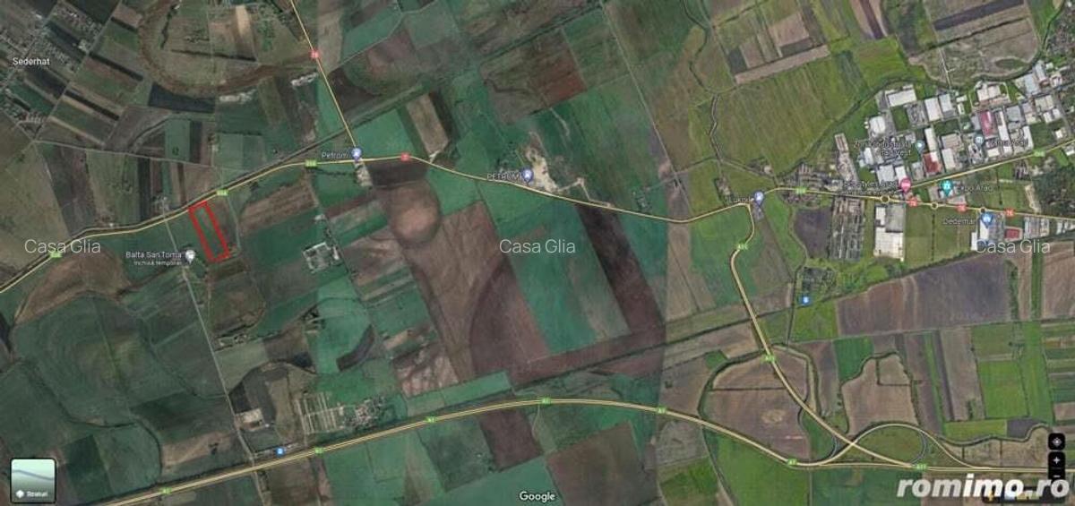 Teren 5 hectare la E68 loca?ie excelenta Arad - 5